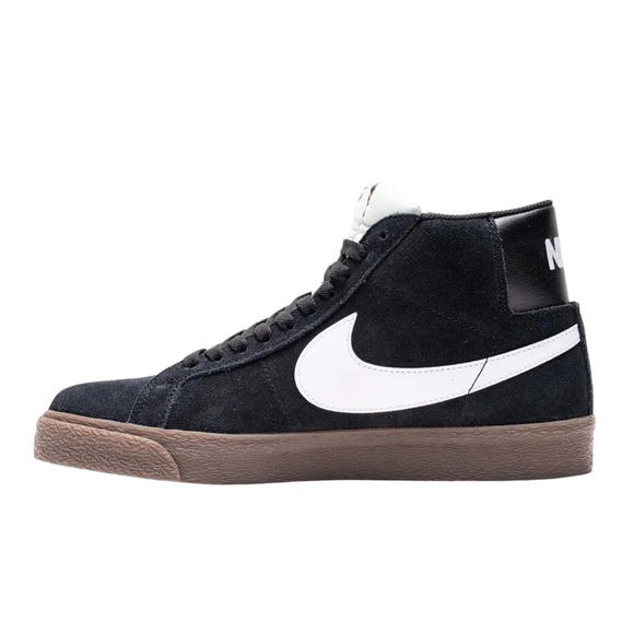 Nike SB Zoom Blazer Mid "Black/Dark Gum" Sneakers Mens Size 7.5 - Picture 3 of 10
